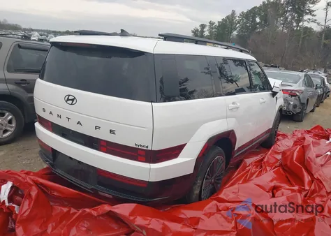 2024 Hyundai Santa Fe Hybrid Calligraphy из США, поврежденный, VIN 5NMP54G17RH017154